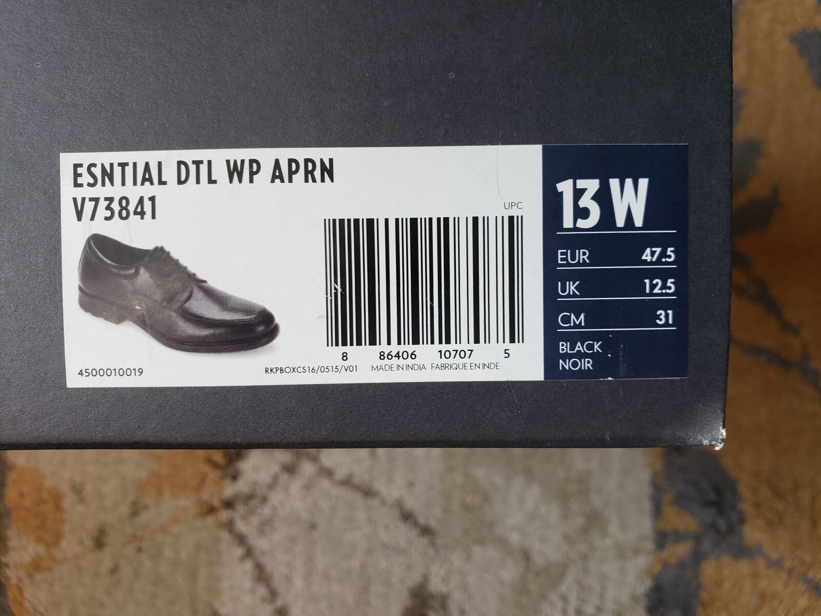 Rockport Black Waterproof dress shoes