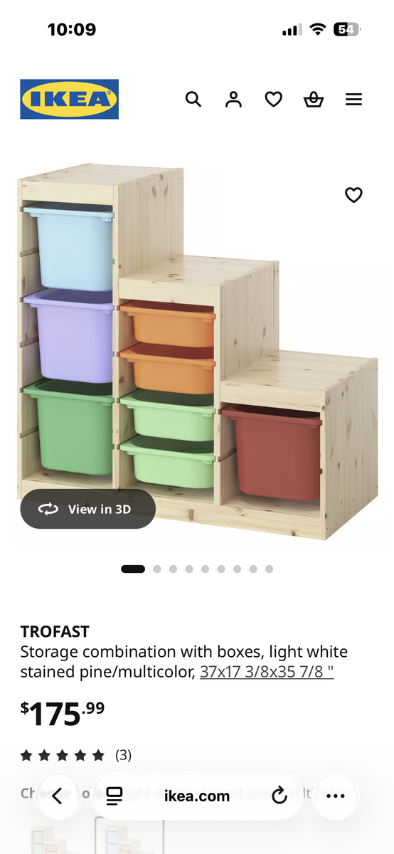 IKEA kids toy storage