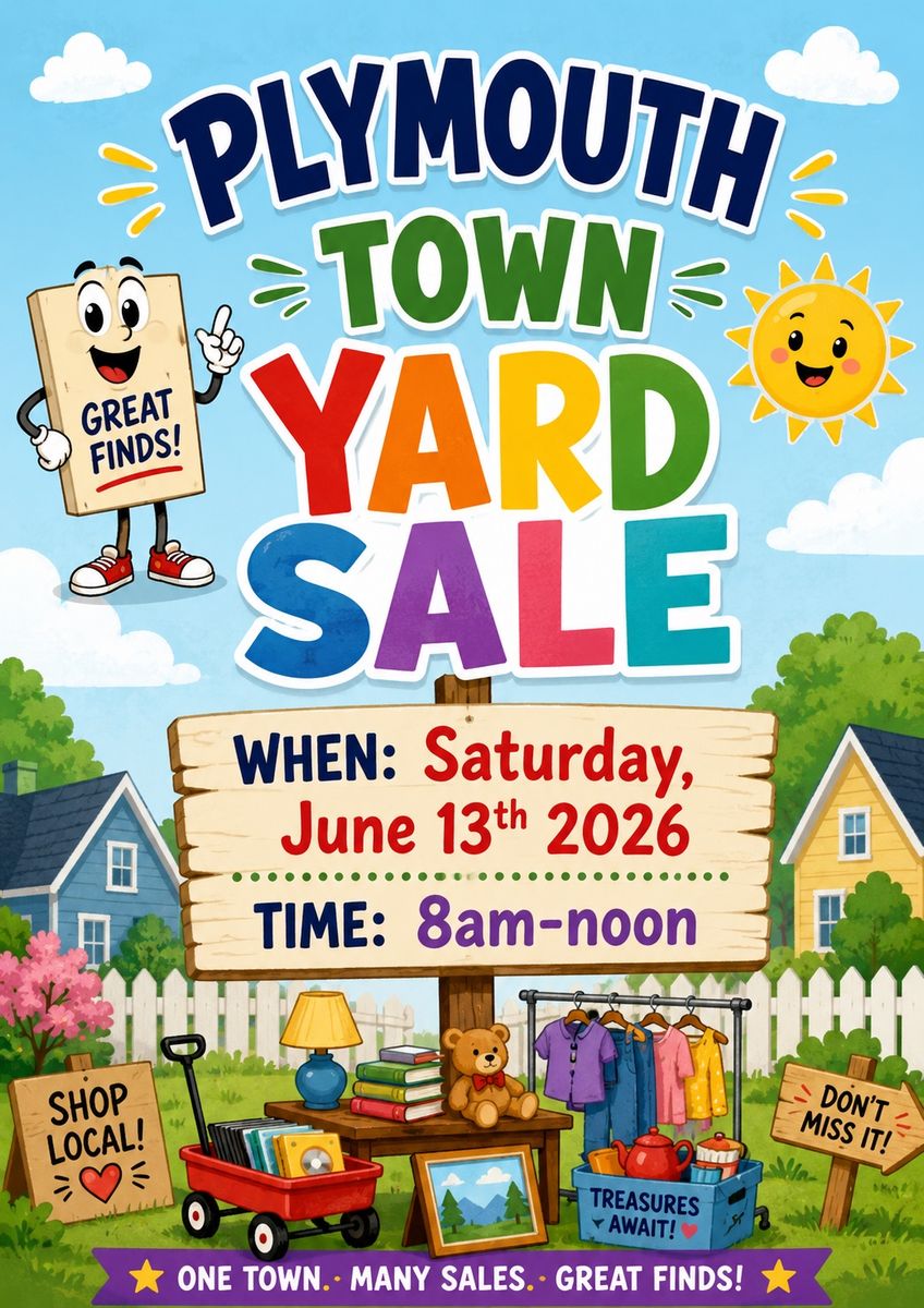 Plymouth community yard sale