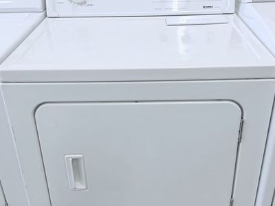 Kenmore White Electric Dryer - Auto Moisture Sensing, Timed Dry, Push-to-Start