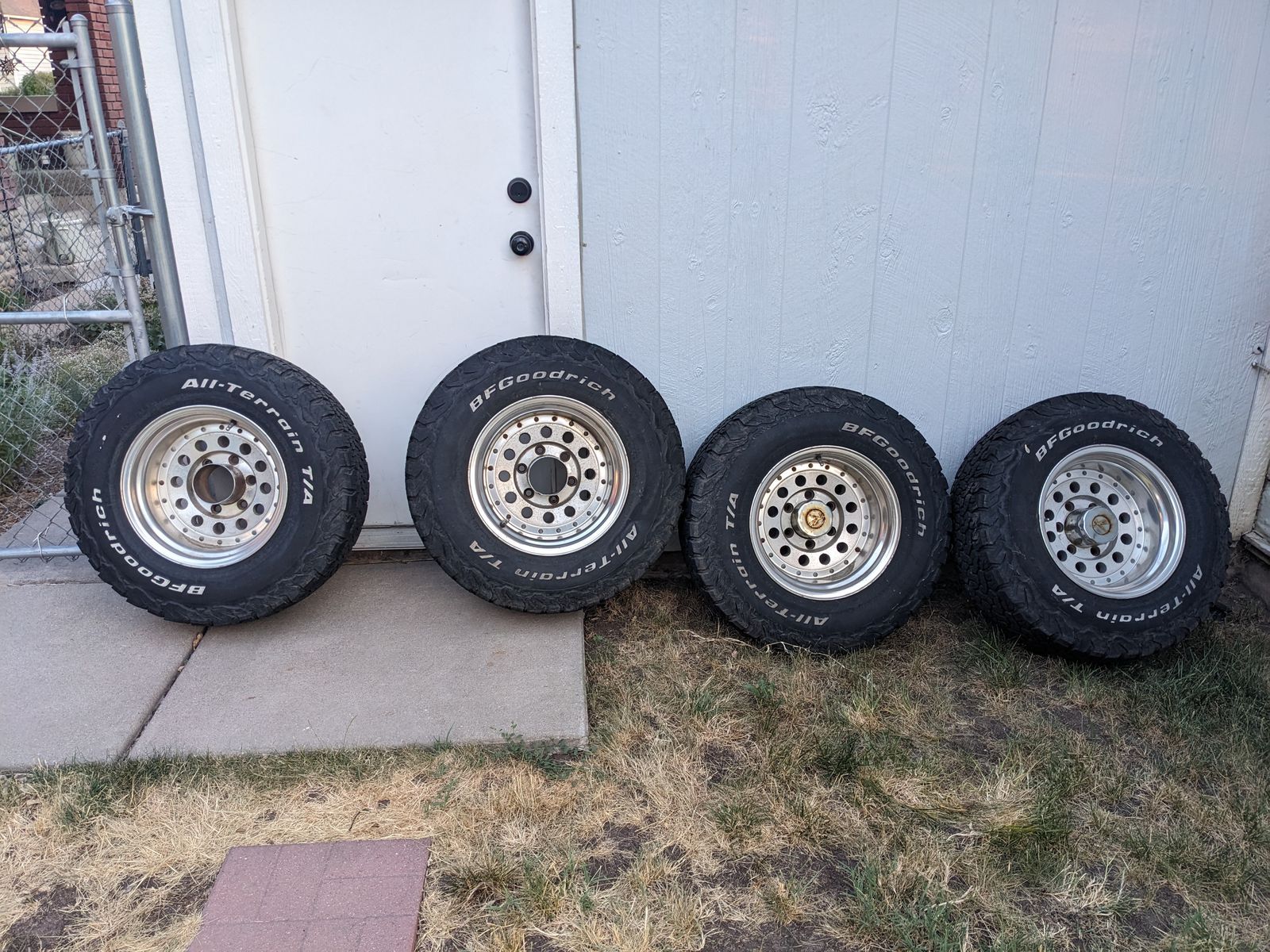 Set of 4 BFGoodrich BFG All-Terrain T/A KO2 Tires 30x9.50R15 with Enkei wheels