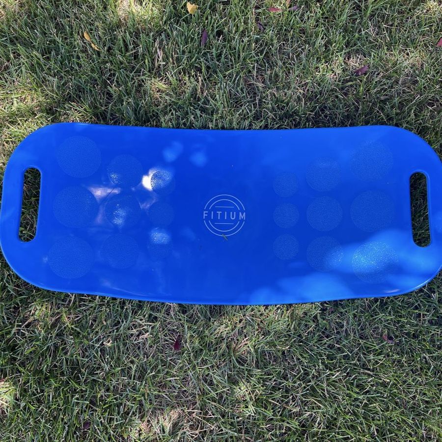 FITTIUM Blue Balance Board Exercise Wobble Fitness Equipment, 25.6" x 11"