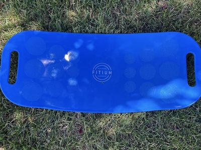 FITTIUM Blue Balance Board Exercise Wobble Fitness Equipment, 25.6" x 11"