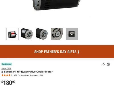 New Evaporative Cooler Motor Swamp Cooler Air Conditioning