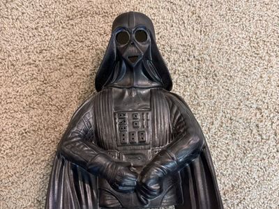 Vintage Star Wars Darth Vader Ceramic Candle Topper