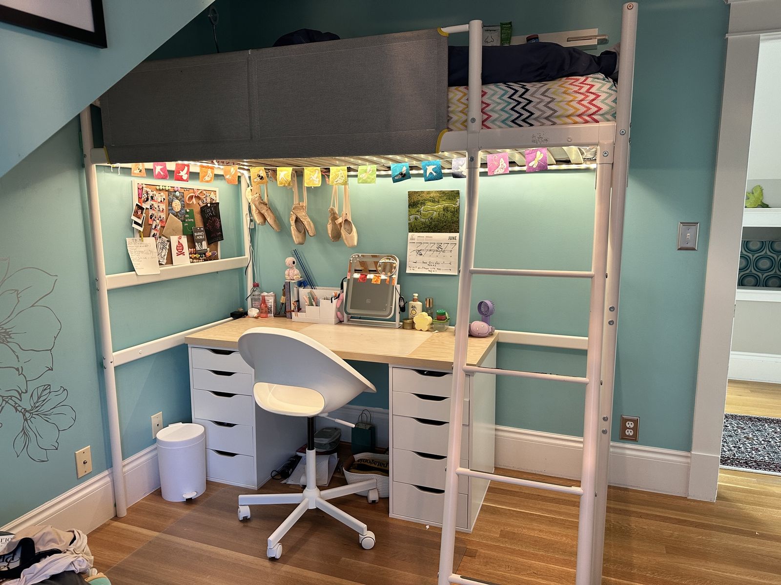 IKEA twin size loft bed