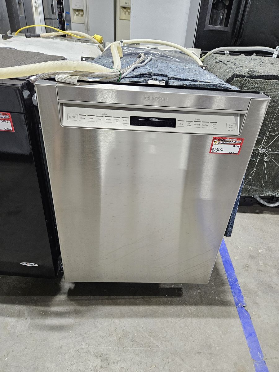 Bosch Stainless Steel Built-In Dishwasher with Top & Front Controls