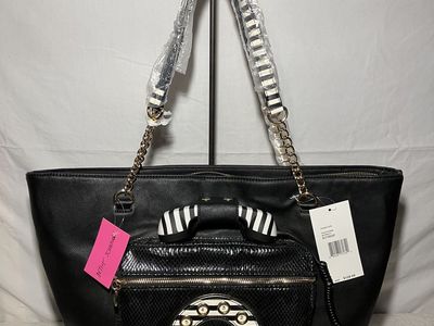 Betsey Johnson Rotary Phone Tote Bag ($128 Retail)