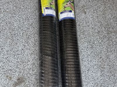Tenax Deer Netting - Heavy Duty, 7ft x 100ft Black Polypropylene Seasonal Fencing for Deer Control