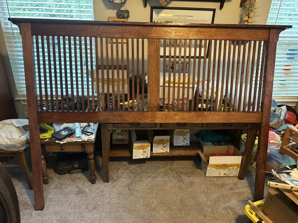 Beautiful Handmade Oak Headboard