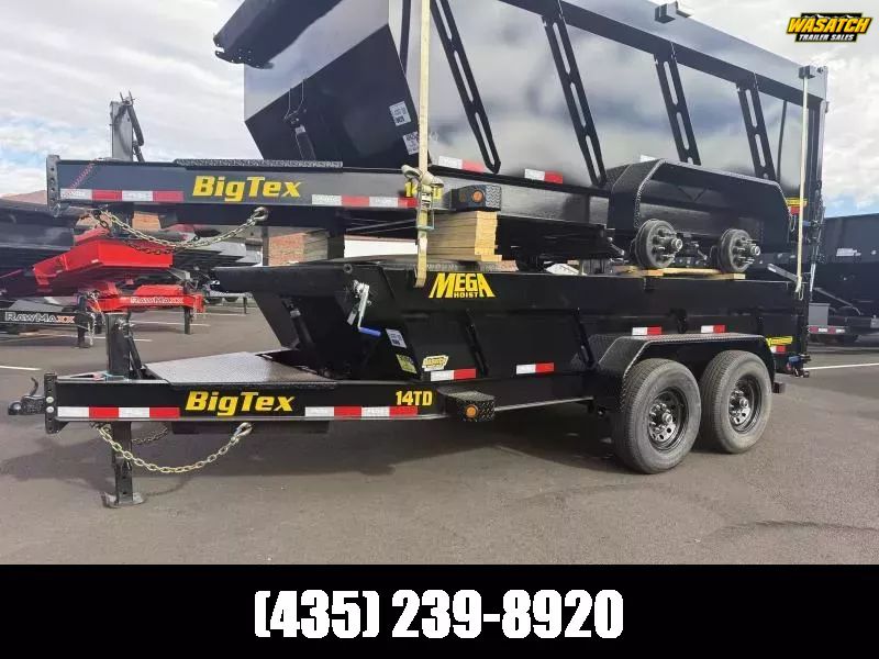 2026 Big Tex Trailers 7X14 15.4K Heavy Duty Telesc