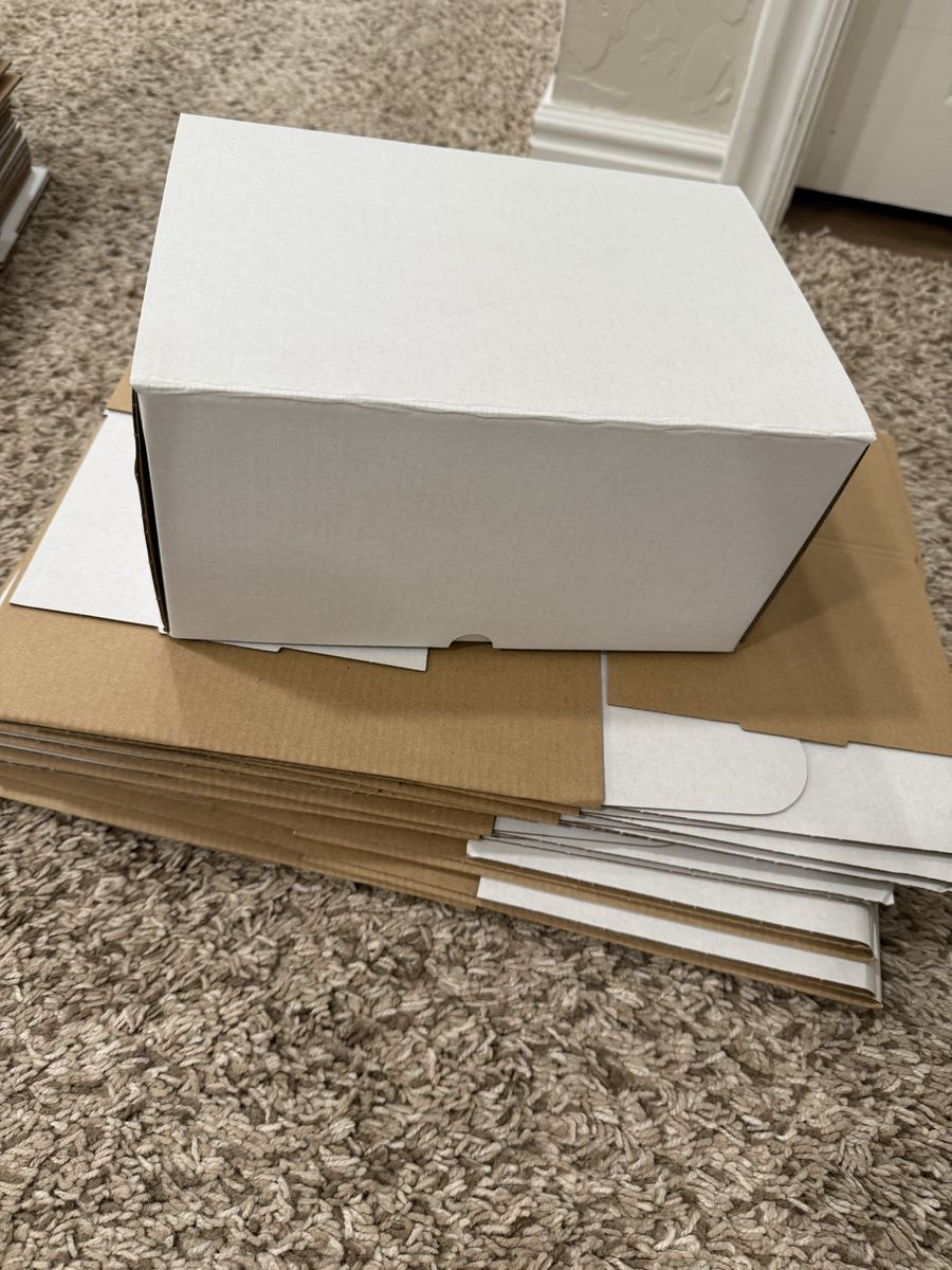 Large indestructible Uline white mailers