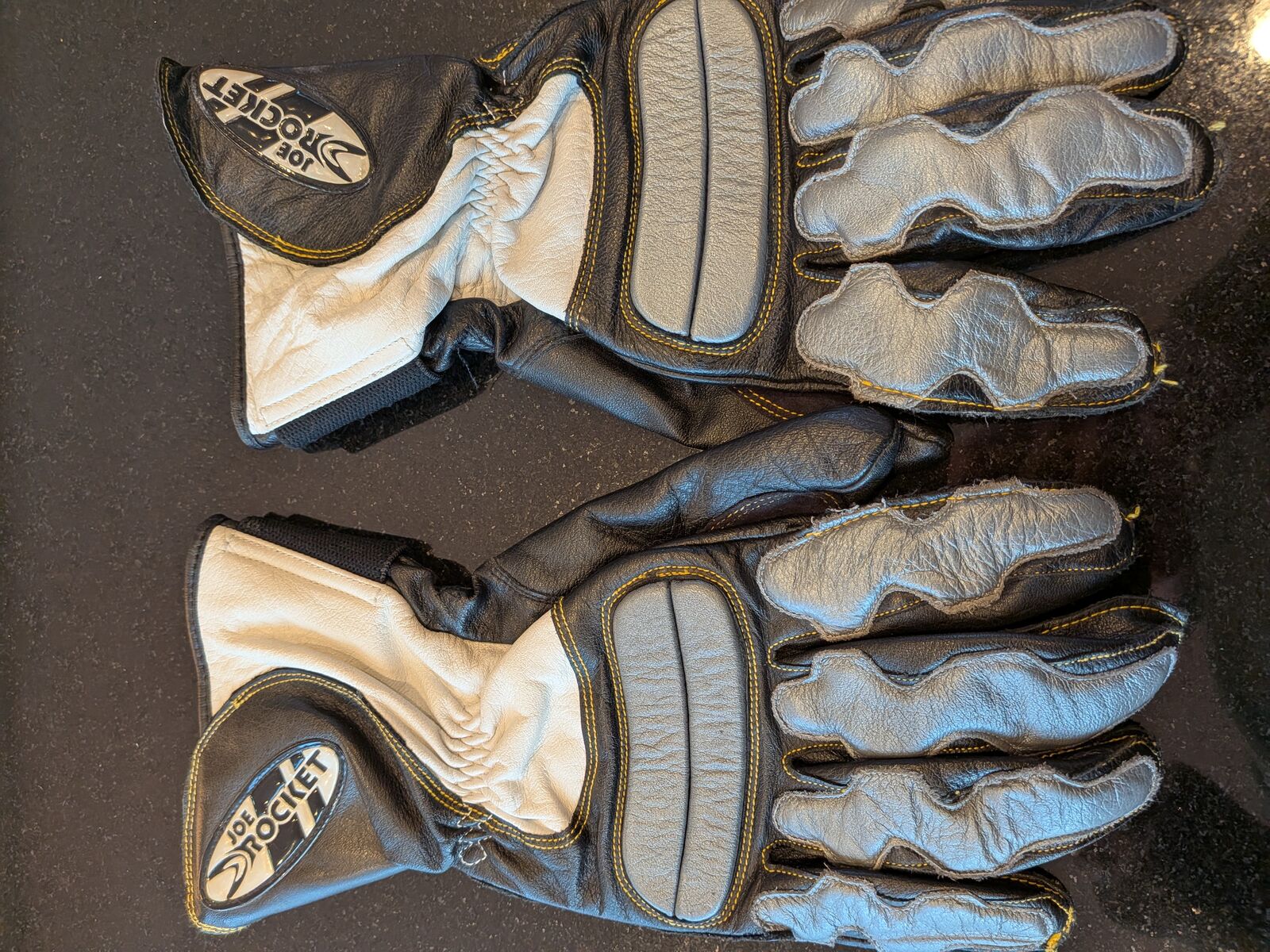 Joe Rocket Leather Motorcycle Gloves Size Large