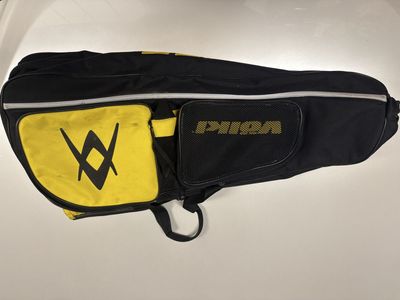 Volkl Völki Large Black and Yellow Tennis Racquet Bag
