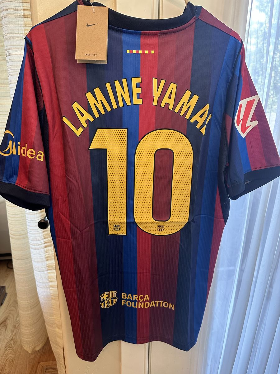Nike FC Barcelona 2026/27 Lamine Yamal #10 Home Soccer Jersey Men's Size Small, Medium and Large , XL