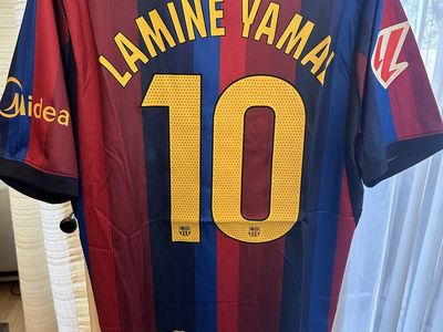 Nike FC Barcelona 2026/27 Lamine Yamal #10 Home Soccer Jersey Men's Size Small, Medium and Large , XL