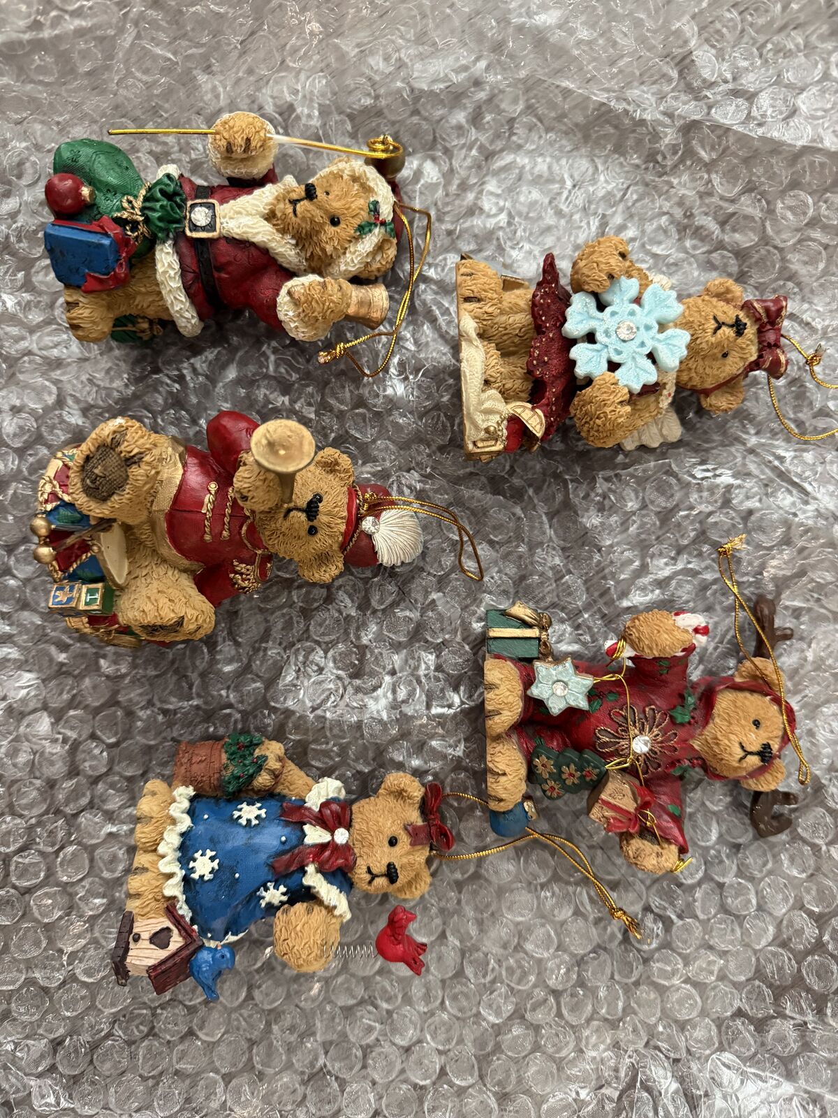 Teddy bear ornaments