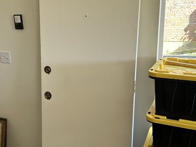 Solid wood exterior interior door