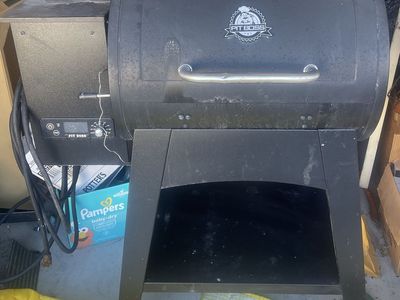 Pitboss 700FB1 for camping gear.