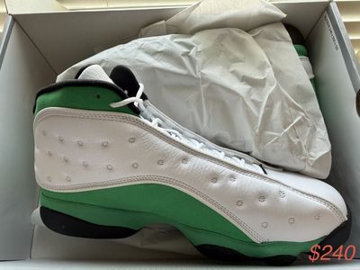 New Nike Air Jordan 13 Retro Lucky Green Basketball Shoes Men's Size 10