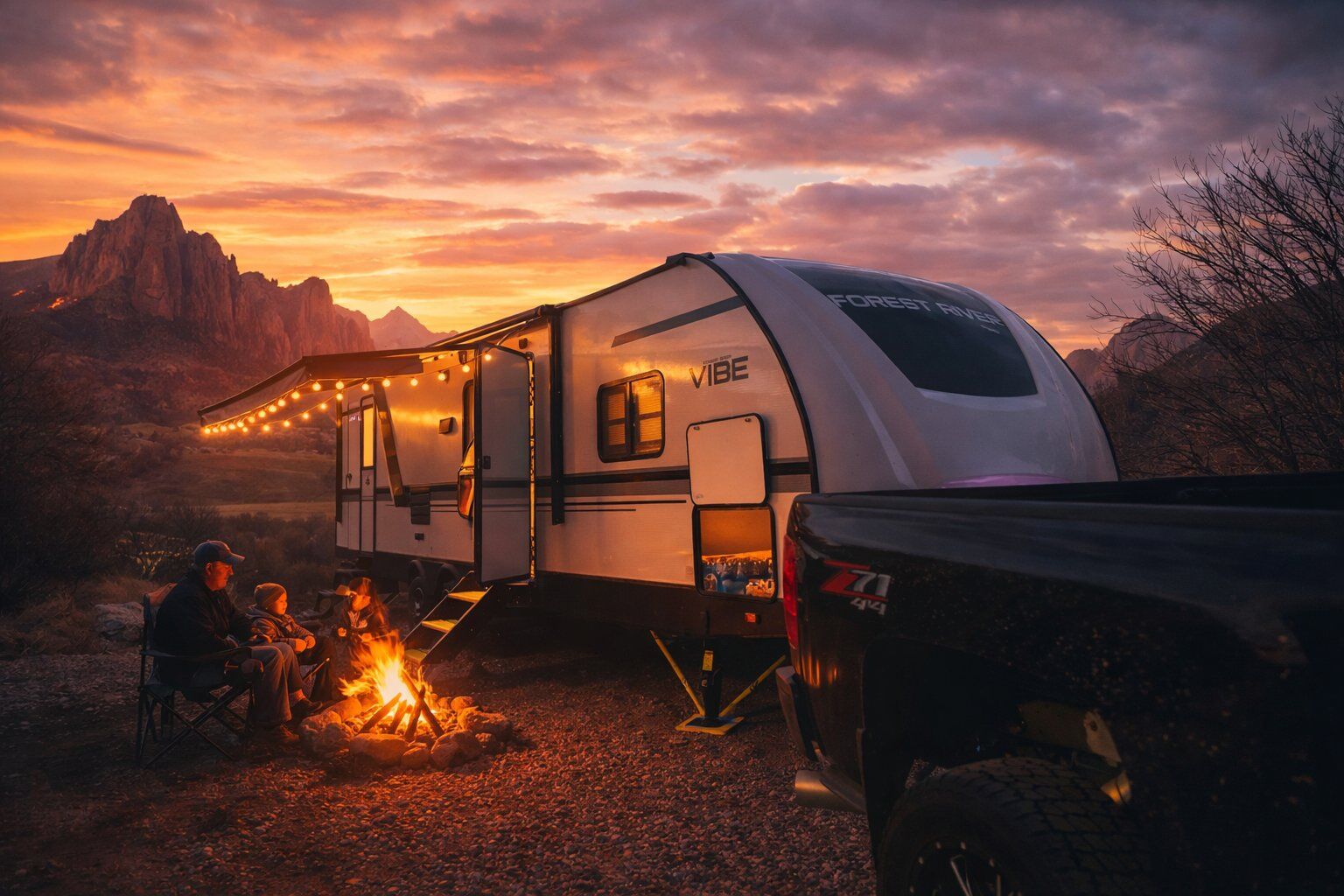 2020 Forest River Vibe 26DB; Clean Bunkhouse