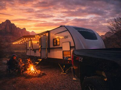 2020 Forest River Vibe 26DB; Clean Bunkhouse