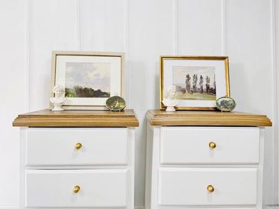 Modern Boho Chic 3 Drawer Nightstands | Modern 3 Drawer Nightstands #1