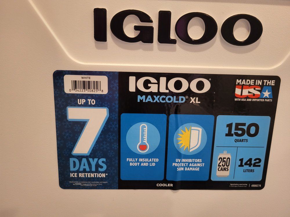 Igloo Cooler New
