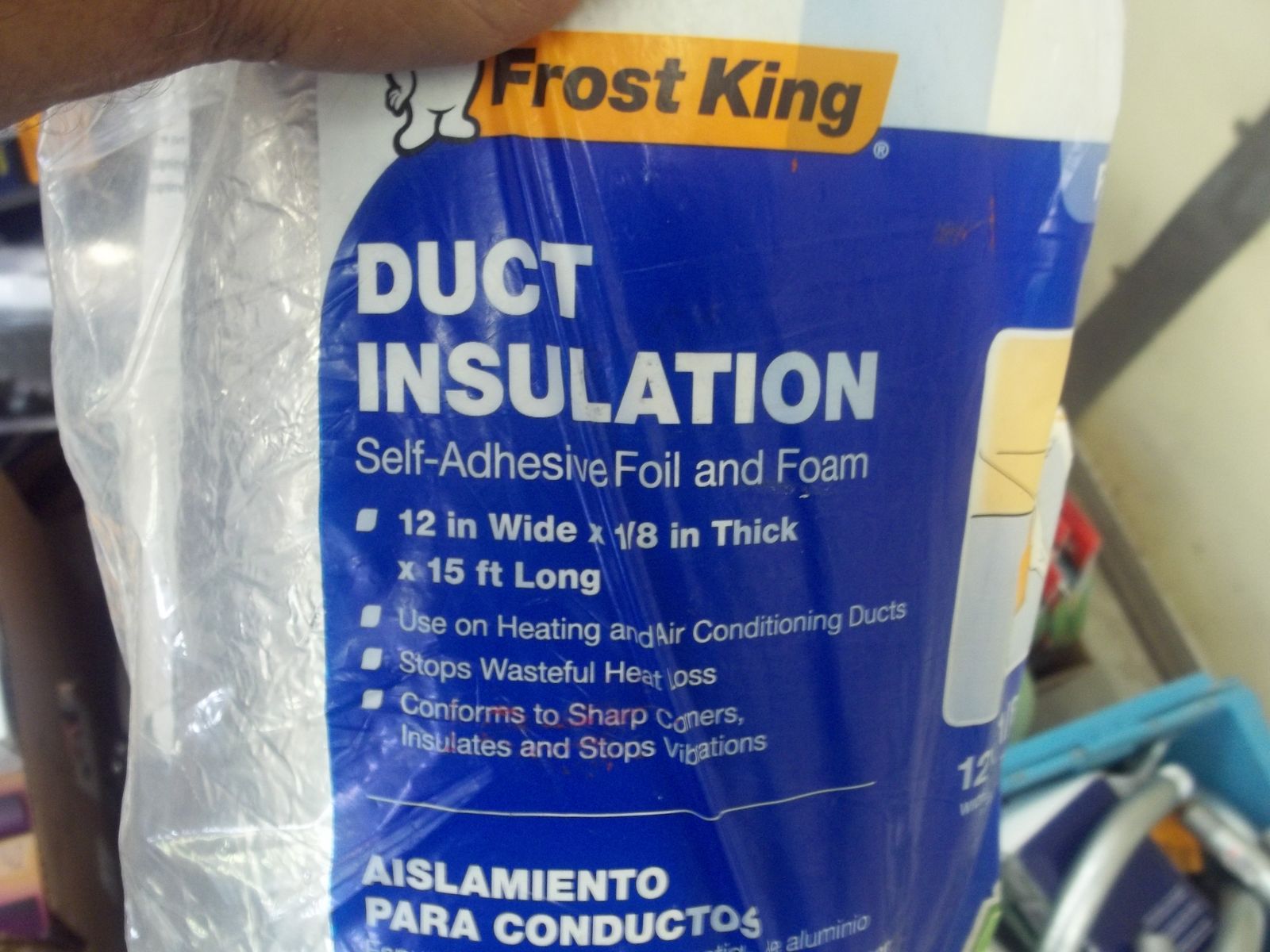 Frost King Duct Insulation 12" wide x 15ft long