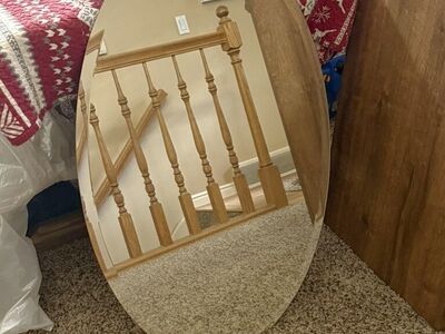 Nice Beveied oval Mirror 24 X 36