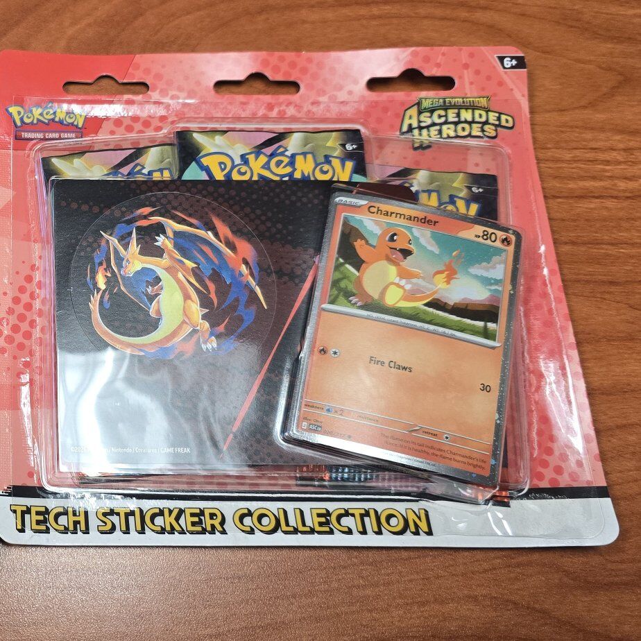Pokemon Ascended Heros Tech Sticker collection