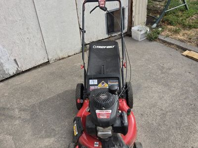 Troy-Bilt TB240 159cc Self-Propelled Gas Walk-Behind Lawn Mower with Bag
