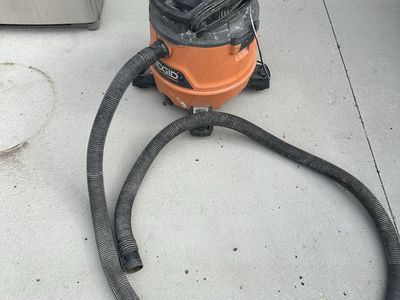 RIDGID Wet/Dry Shop Vacuum - Heavy Duty Orange and Black with 2X Hose