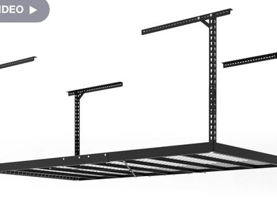 4' x 8' Heavy-Gauge Steel Overhead Rack 800 Lbs