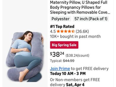 Pregnancy Pillow Momcozy and Nursing Pillow