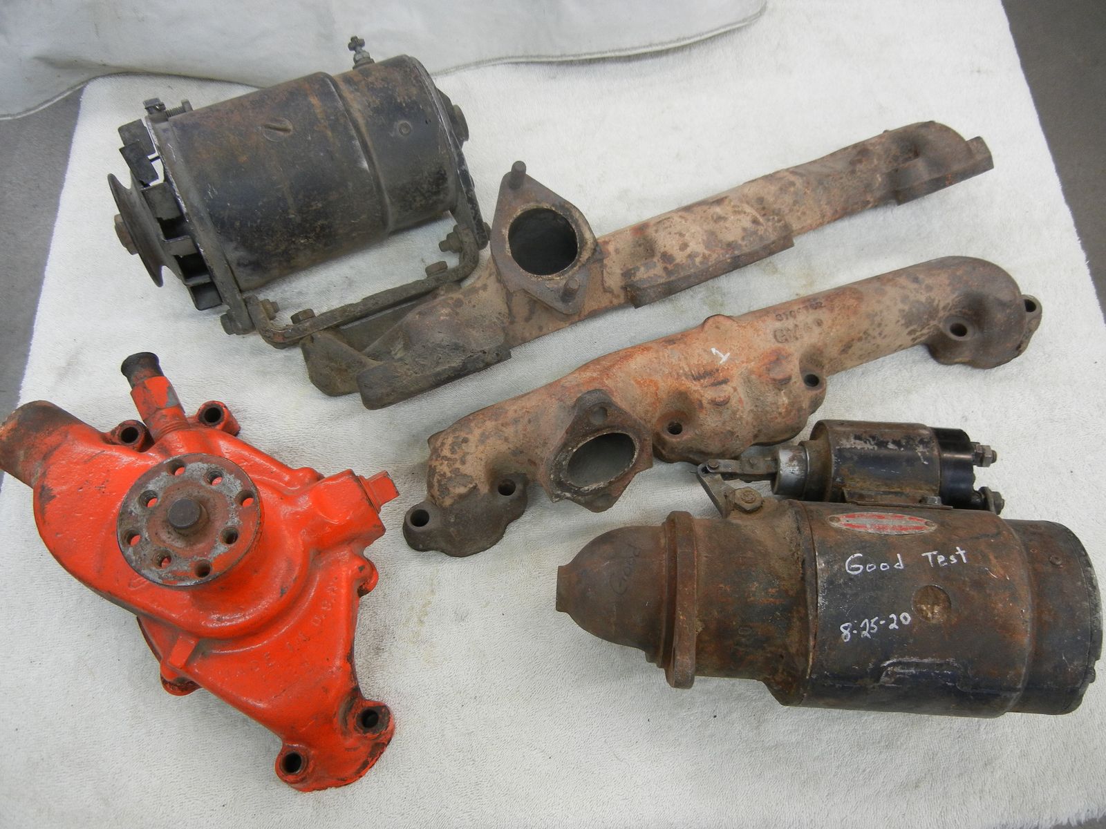 Chevy 1955-56-57  V8 Exhaust Generator Starter