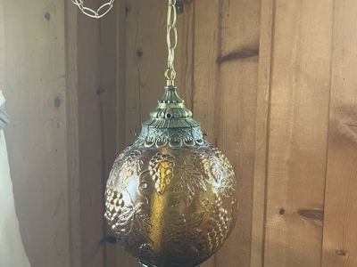 Swag Hanging And Table Lamps.