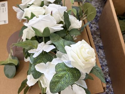 Tall Standing Artificial flowers Set of 8