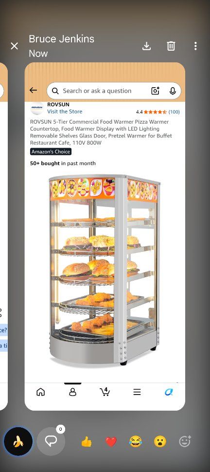 commercial food warmer display case