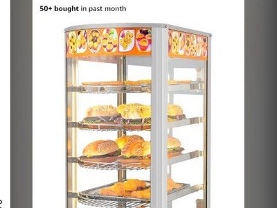 commercial food warmer display case