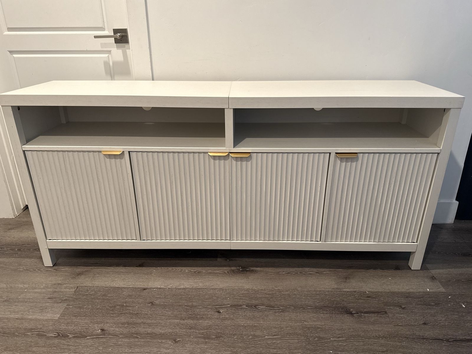Brand New Fluted Sideboard Storage Cabinet