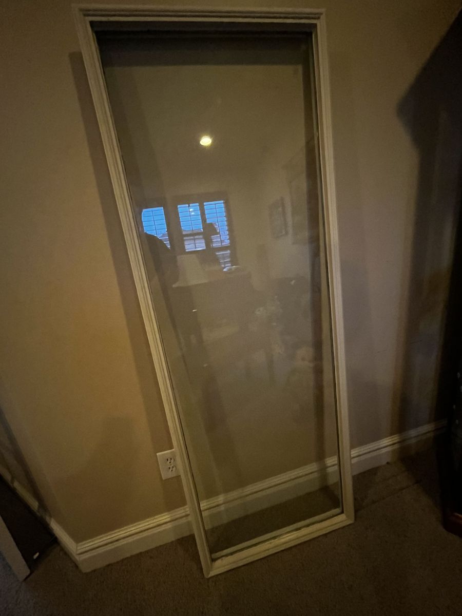 Ext in door glass panel