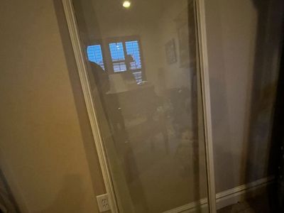 Ext in door glass panel