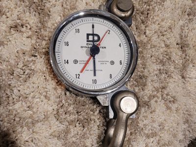 Dillon Dynamometer, 20,000 LB Capacity, 5" Dial Size , scale
