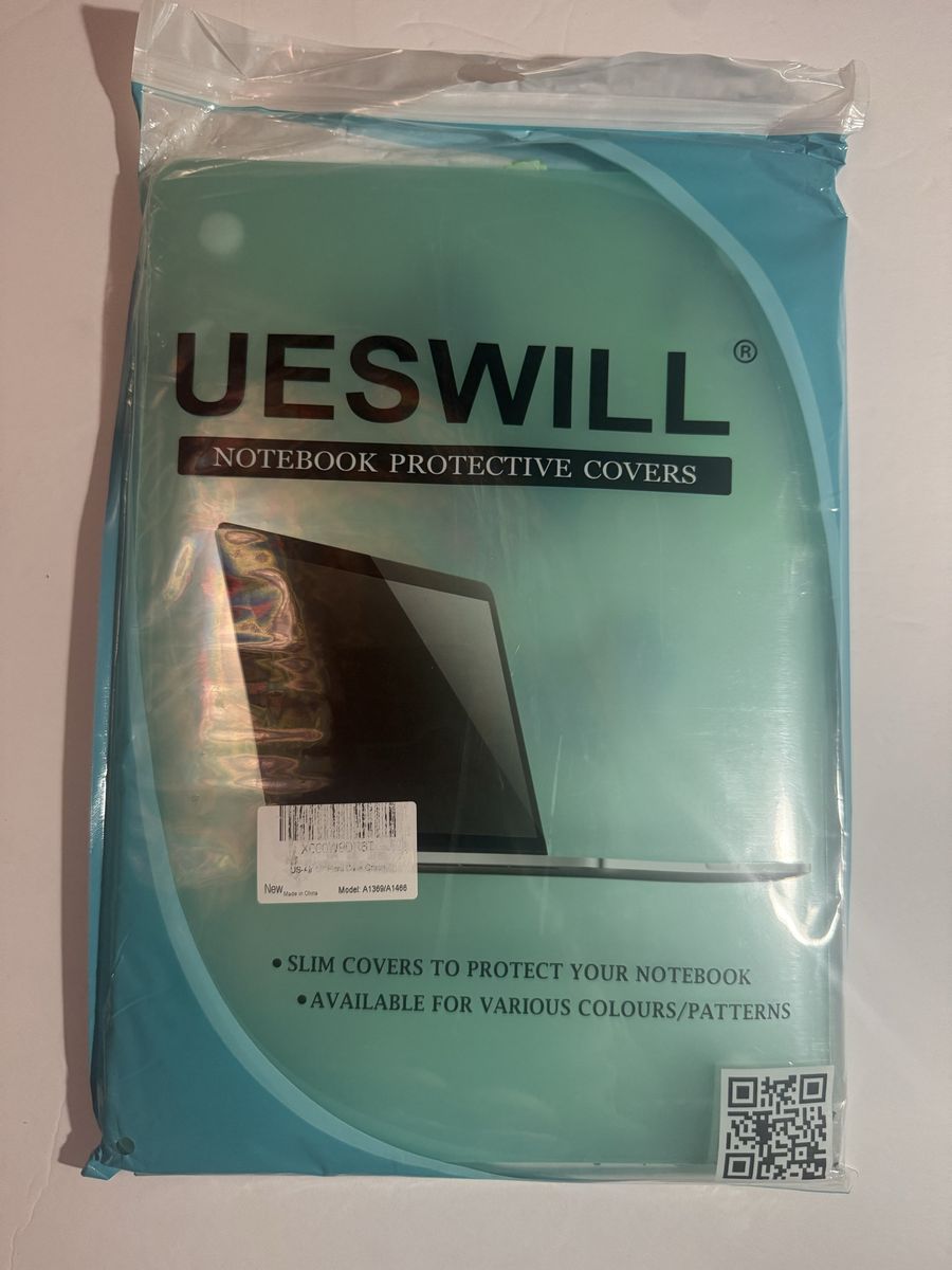 UESWILL Translucent Green Hard Shell Case For MacBook Air 13" A1369 A1466 NEW