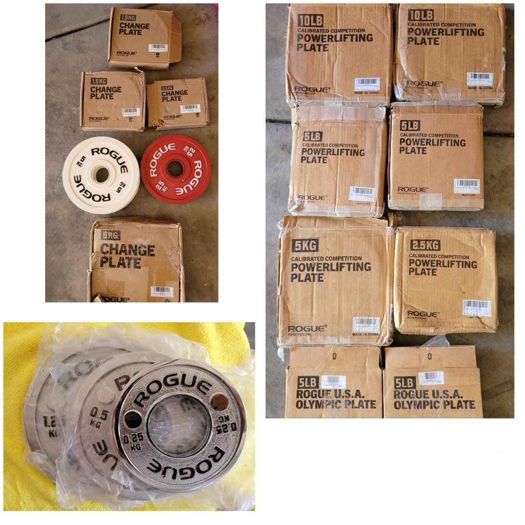 New- ROGUE Olympic/Calibrated Change Plates Bundle