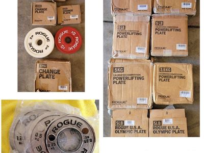 New- ROGUE Olympic/Calibrated Change Plates Bundle