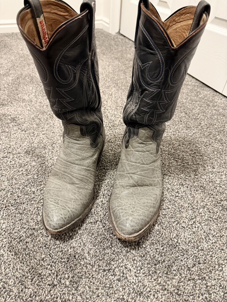 Elephant Cowboy Boot Size 9