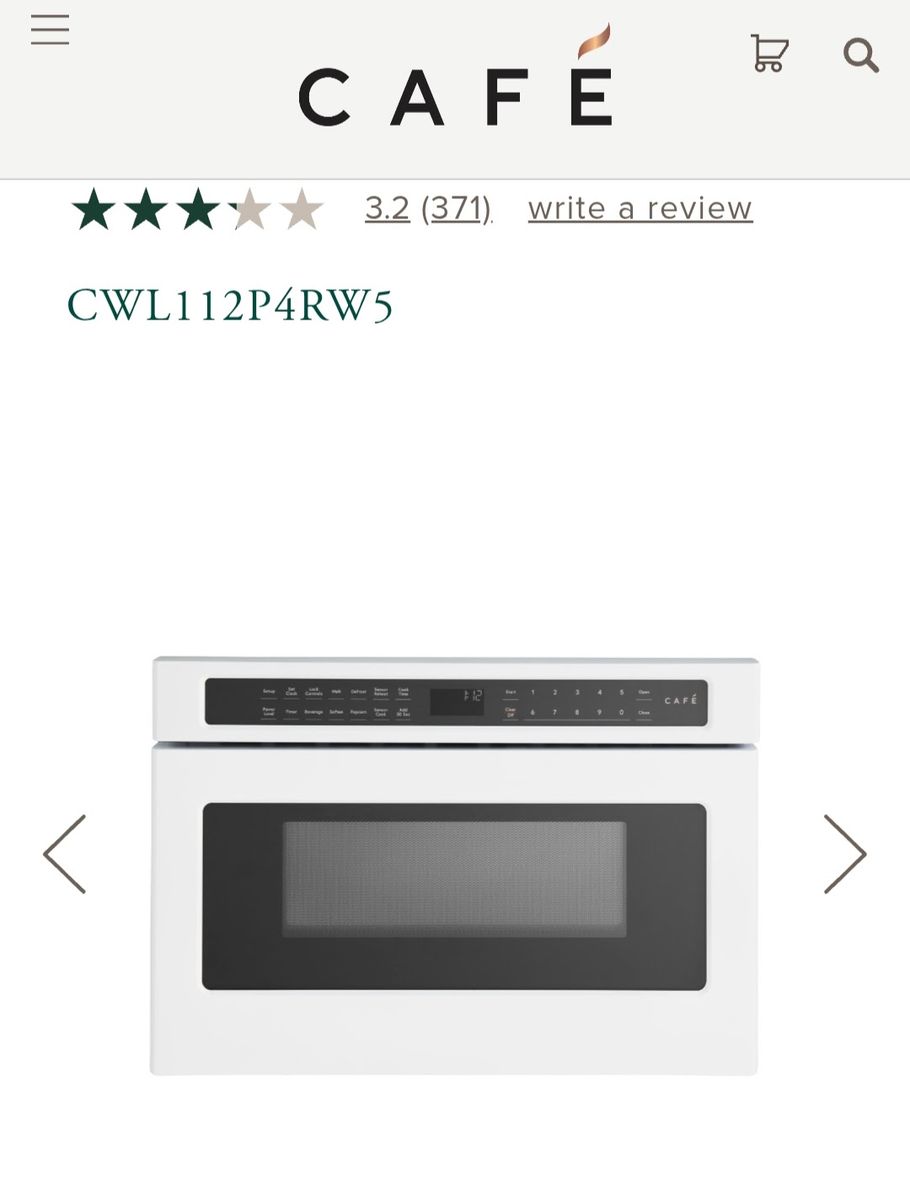 Microwave drawer