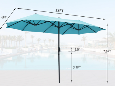 New in box 13 FT Patio Umbrella